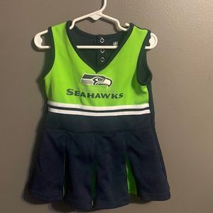 Seattle Seahawks toddler cheerleader dress 3T
